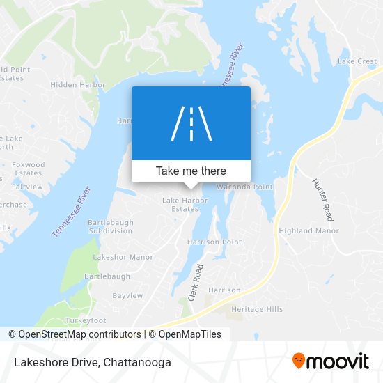 Mapa de Lakeshore Drive