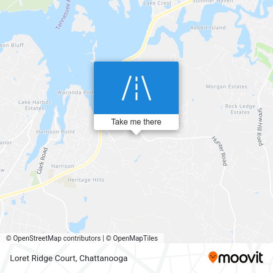 Loret Ridge Court map