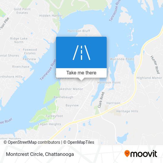 Montcrest Circle map