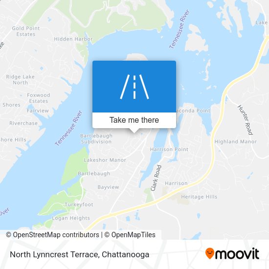 North Lynncrest Terrace map