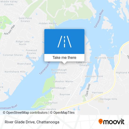 Mapa de River Glade Drive