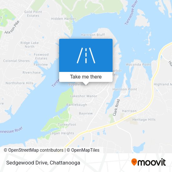 Sedgewood Drive map