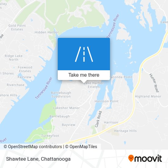 Mapa de Shawtee Lane