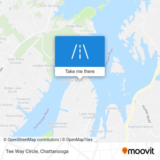 Tee Way Circle map