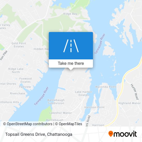 Mapa de Topsail Greens Drive