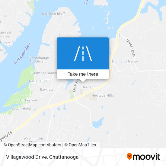 Mapa de Villagewood Drive