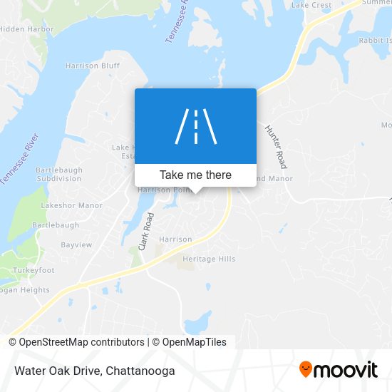 Water Oak Drive map