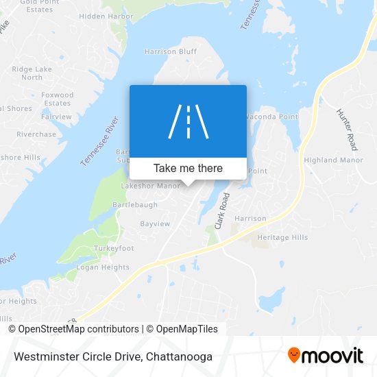 Westminster Circle Drive map
