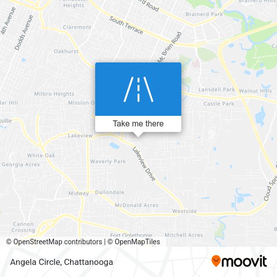 Mapa de Angela Circle