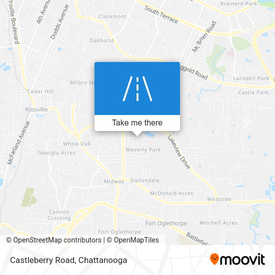 Mapa de Castleberry Road