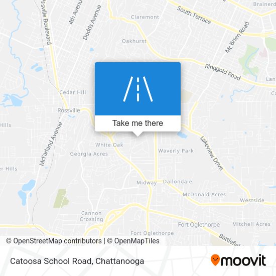 Mapa de Catoosa School Road