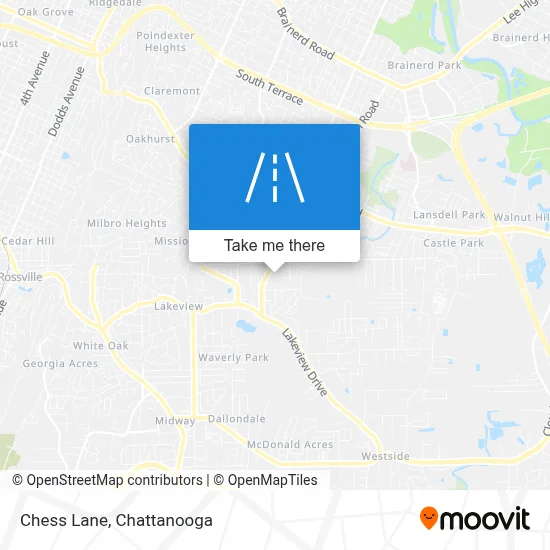 Chess Lane map