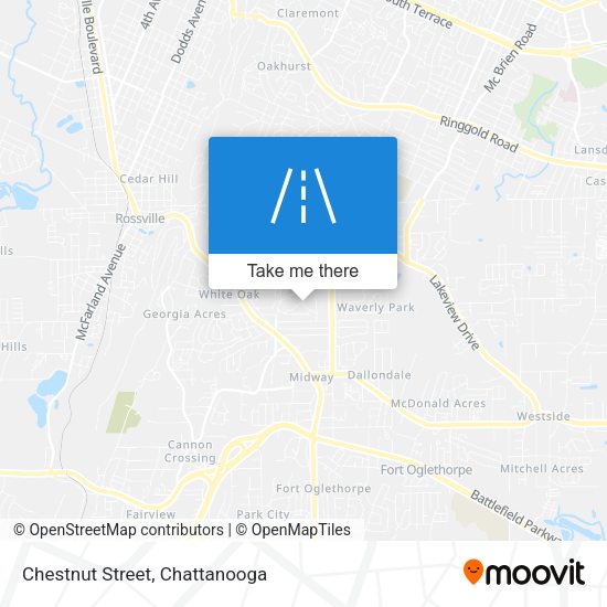 Chestnut Street map