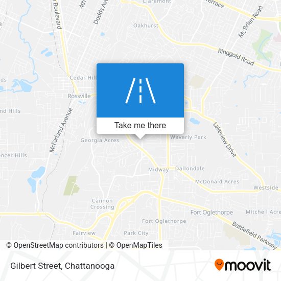 Mapa de Gilbert Street