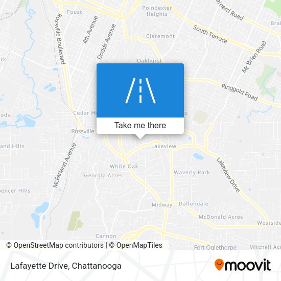 Lafayette Drive map