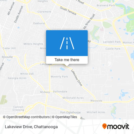 Lakeview Drive map