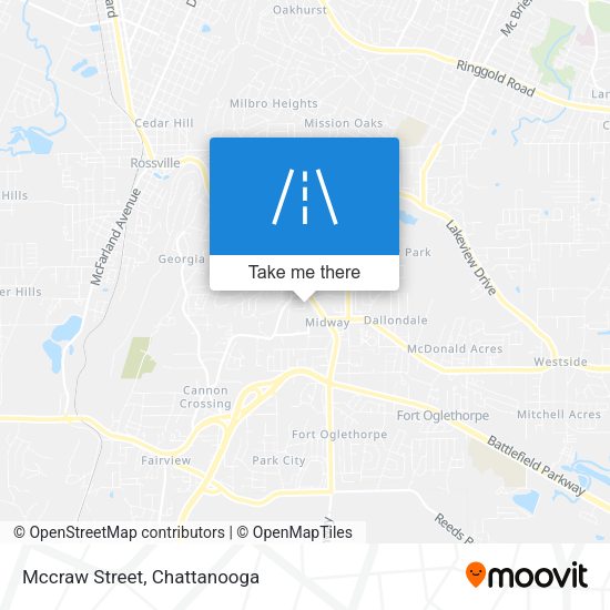 Mapa de Mccraw Street