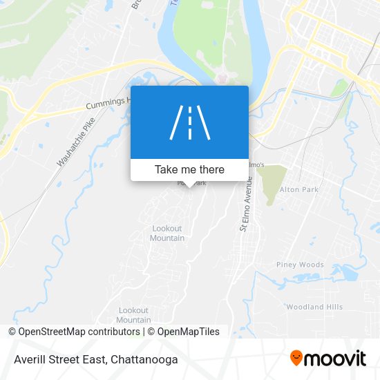 Averill Street East map