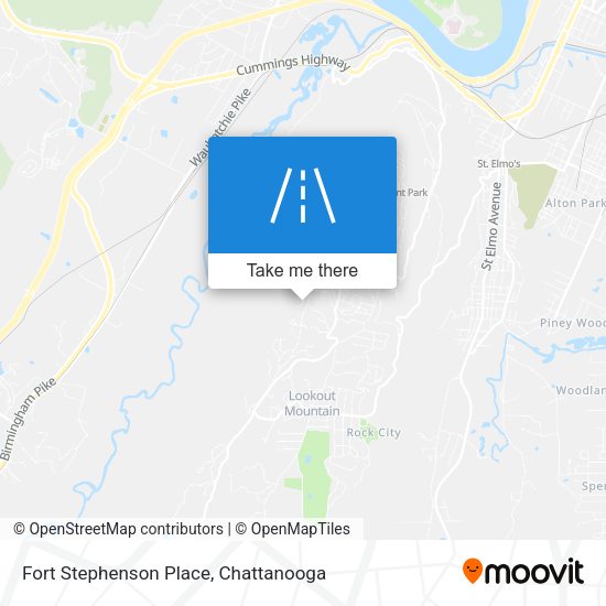 Fort Stephenson Place map