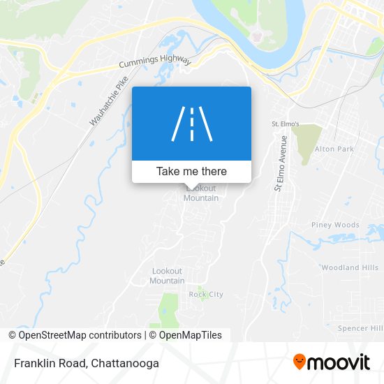 Franklin Road map