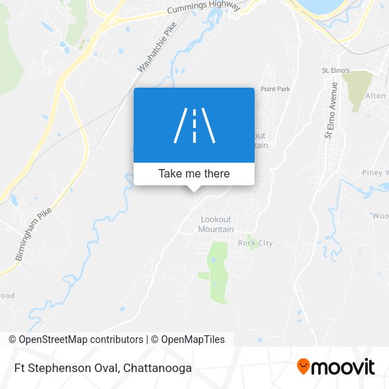 Mapa de Ft Stephenson Oval