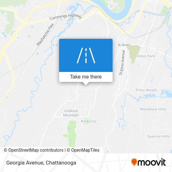 Georgia Avenue map