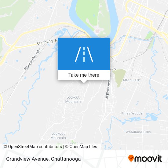 Mapa de Grandview Avenue