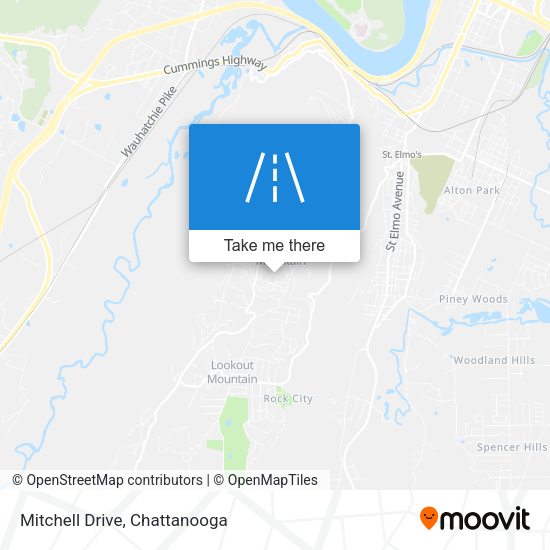 Mapa de Mitchell Drive