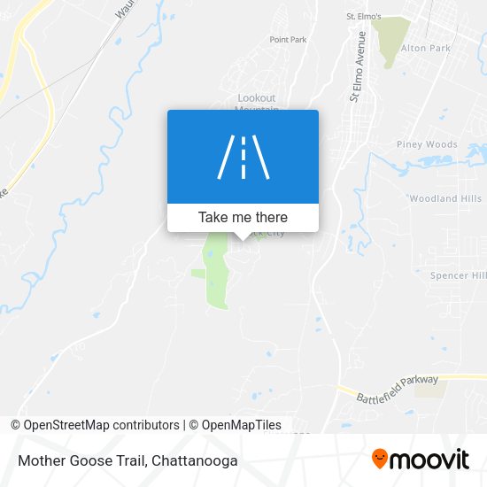 Mapa de Mother Goose Trail