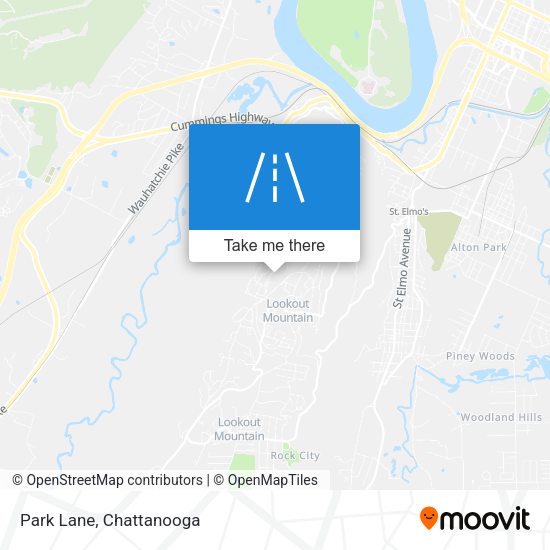 Mapa de Park Lane