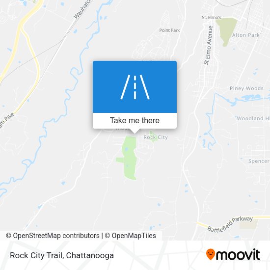 Rock City Trail map