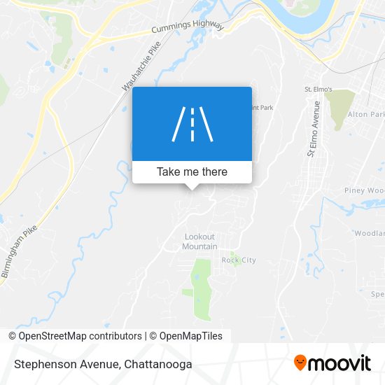 Mapa de Stephenson Avenue