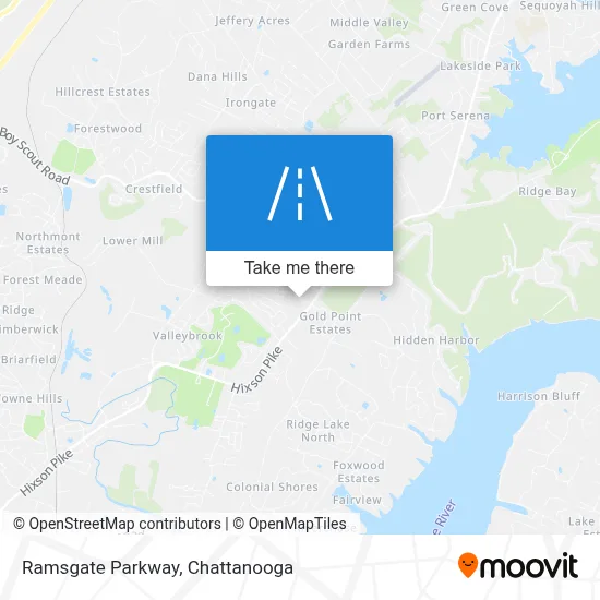 Ramsgate Parkway map