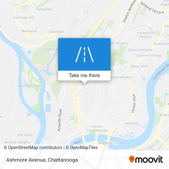 Mapa de Ashmore Avenue