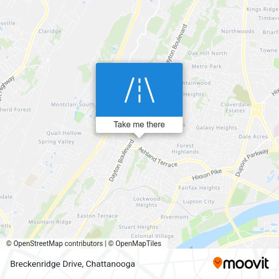 Mapa de Breckenridge Drive