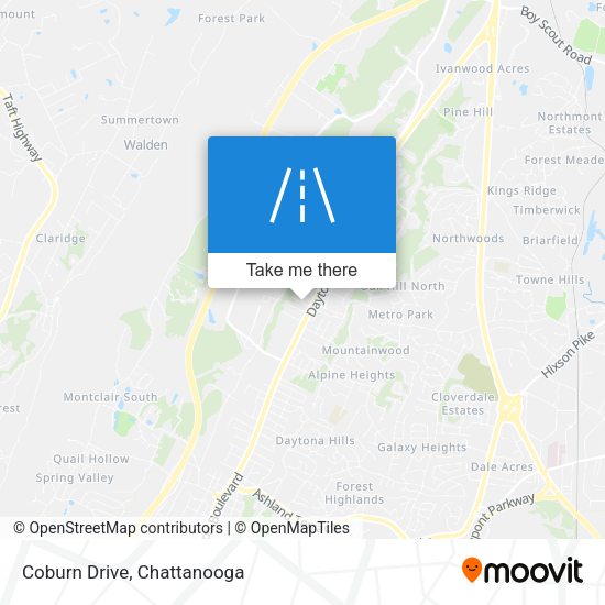 Mapa de Coburn Drive