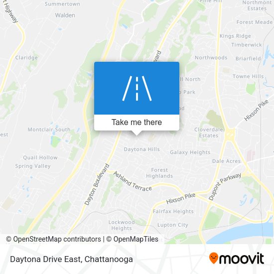 Mapa de Daytona Drive East