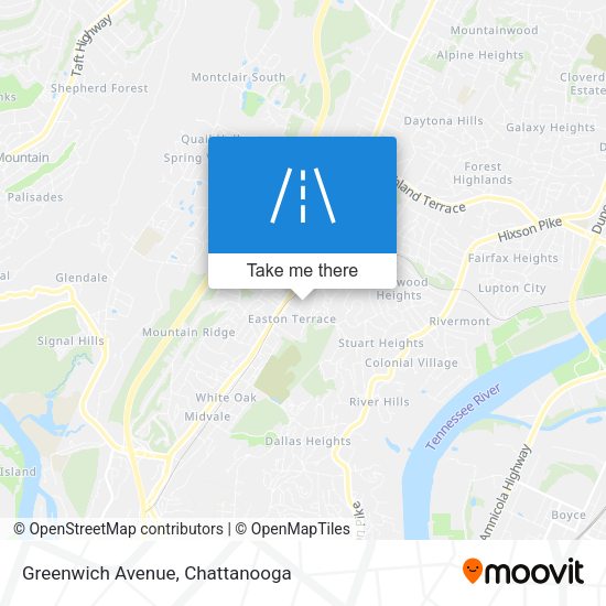 Greenwich Avenue map