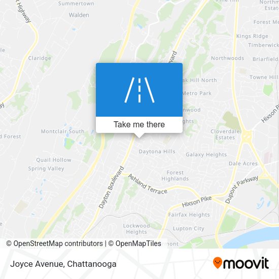 Mapa de Joyce Avenue