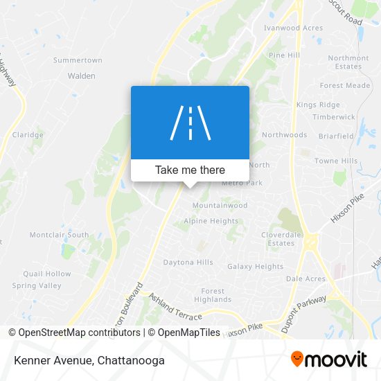 Mapa de Kenner Avenue