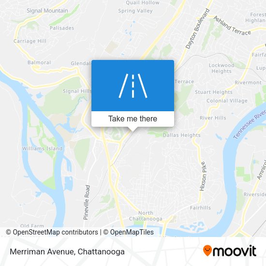Merriman Avenue map