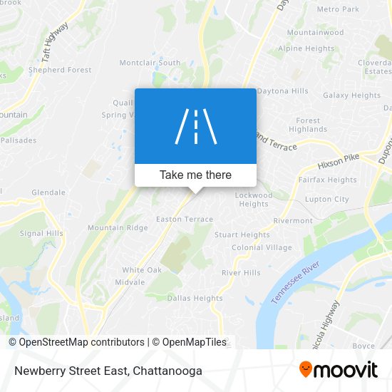Mapa de Newberry Street East