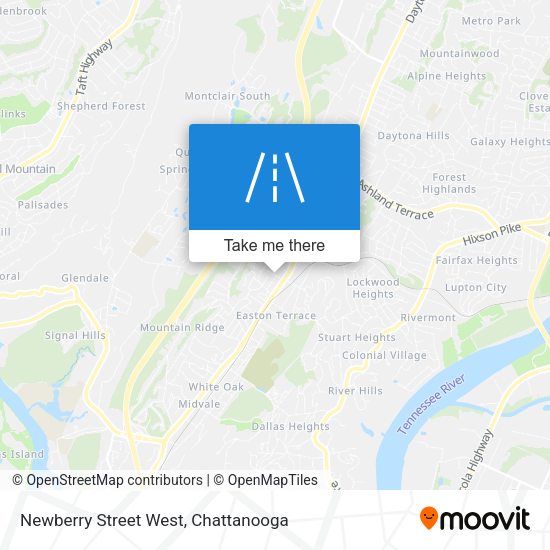 Newberry Street West map