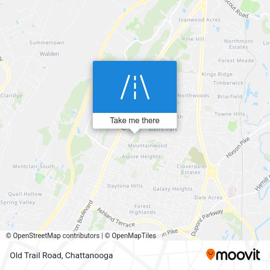 Mapa de Old Trail Road