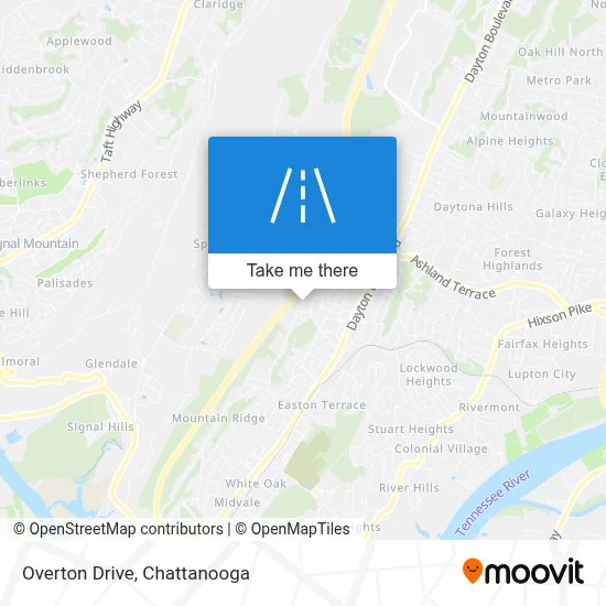 Overton Drive map