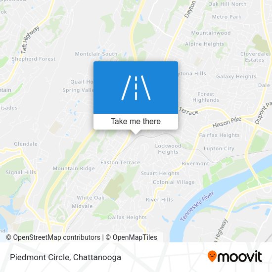 Mapa de Piedmont Circle