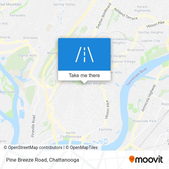 Pine Breeze Road map