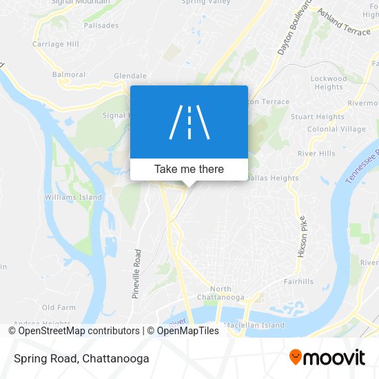 Mapa de Spring Road