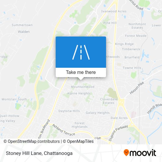 Stoney Hill Lane map
