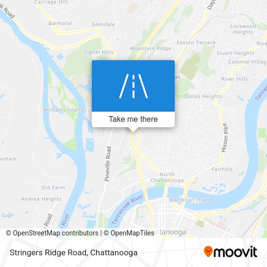 Mapa de Stringers Ridge Road